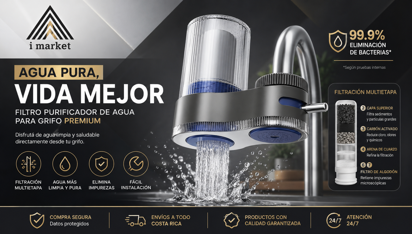 Filtro Purificador para grifo