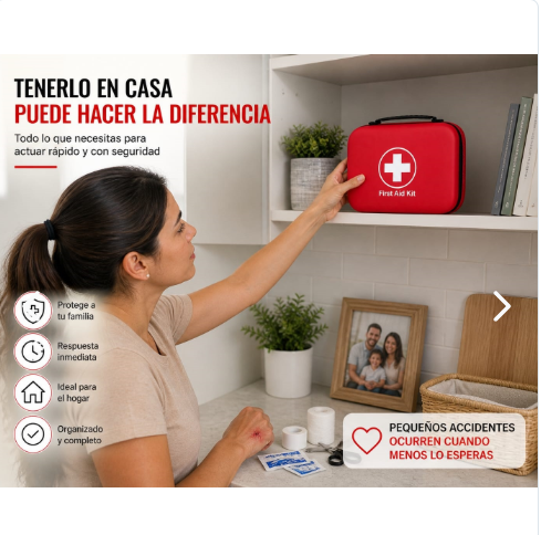 Botiquín de Primeros Auxilios Compacto
