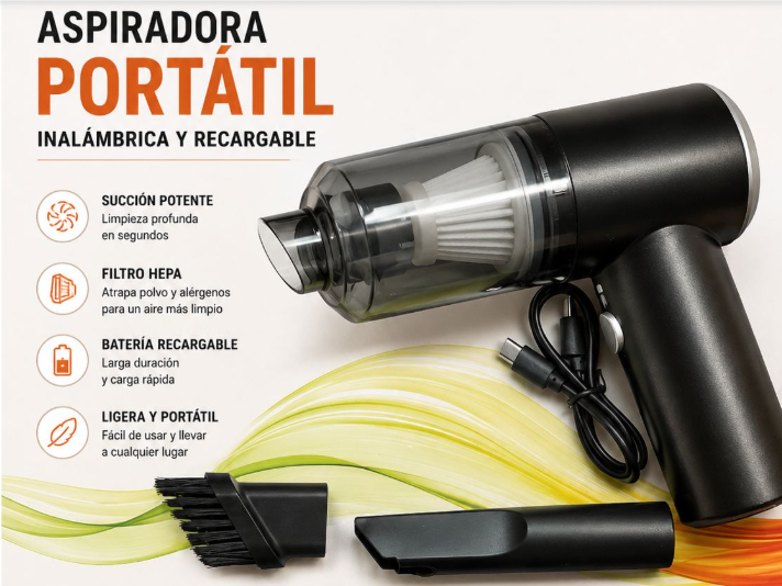 Aspiradora Portátil - características