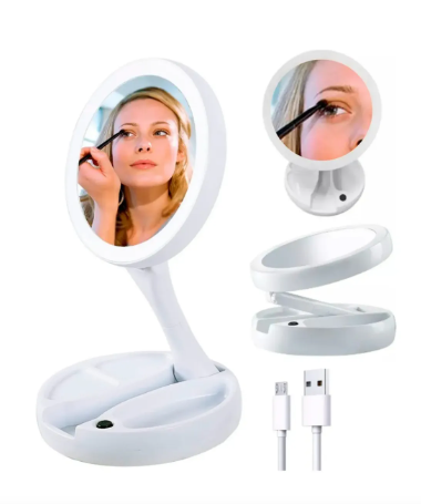 Espejo Led Plegable - uso