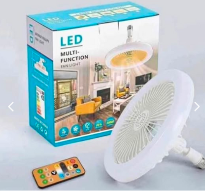 Ventilador con lámpara LED - caja