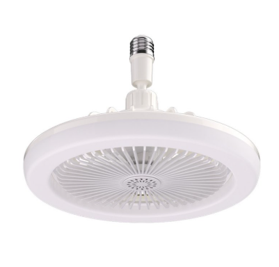 Ventilador con lámpara LED - instalado